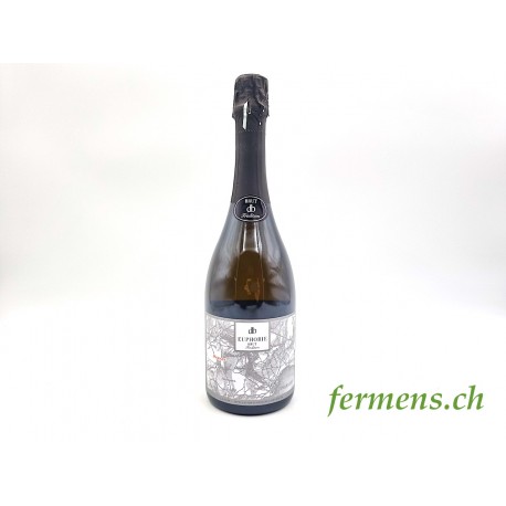 Vin mousseux "Euphorie" (Pinot noir et Chardonnay), 2021, Cave du Brantard 75cl
