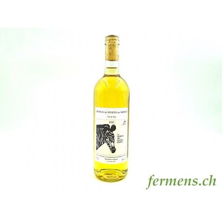 Vin blanc "La Réserve des Grands Zèbres" Savagnin x Gewürztraminer, Château de Denens, 75cl