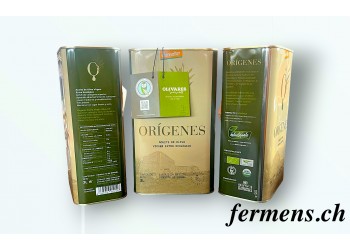 Huile d'olive Origenes BIO / Demeter 3 litres