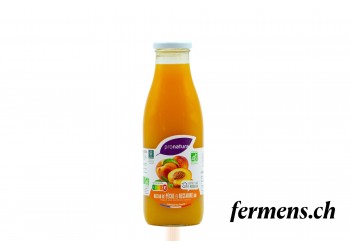 Nectar de pêche et nectarine BIO 75cl